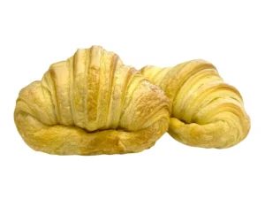 Medialunas precocidas congeladas de manteca antes