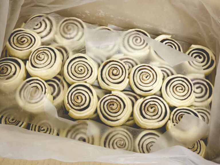 Roll de canela congelado